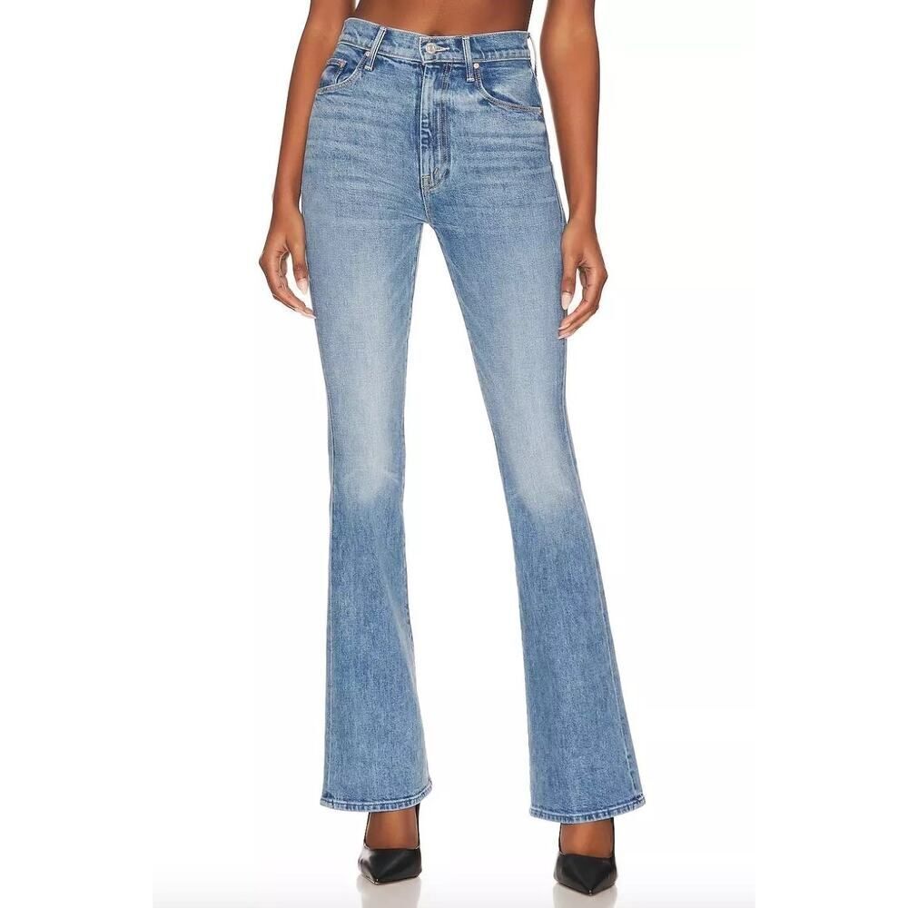 Mother HW WEEKEND Slice Heel JEANS Belle De Jour 32”
